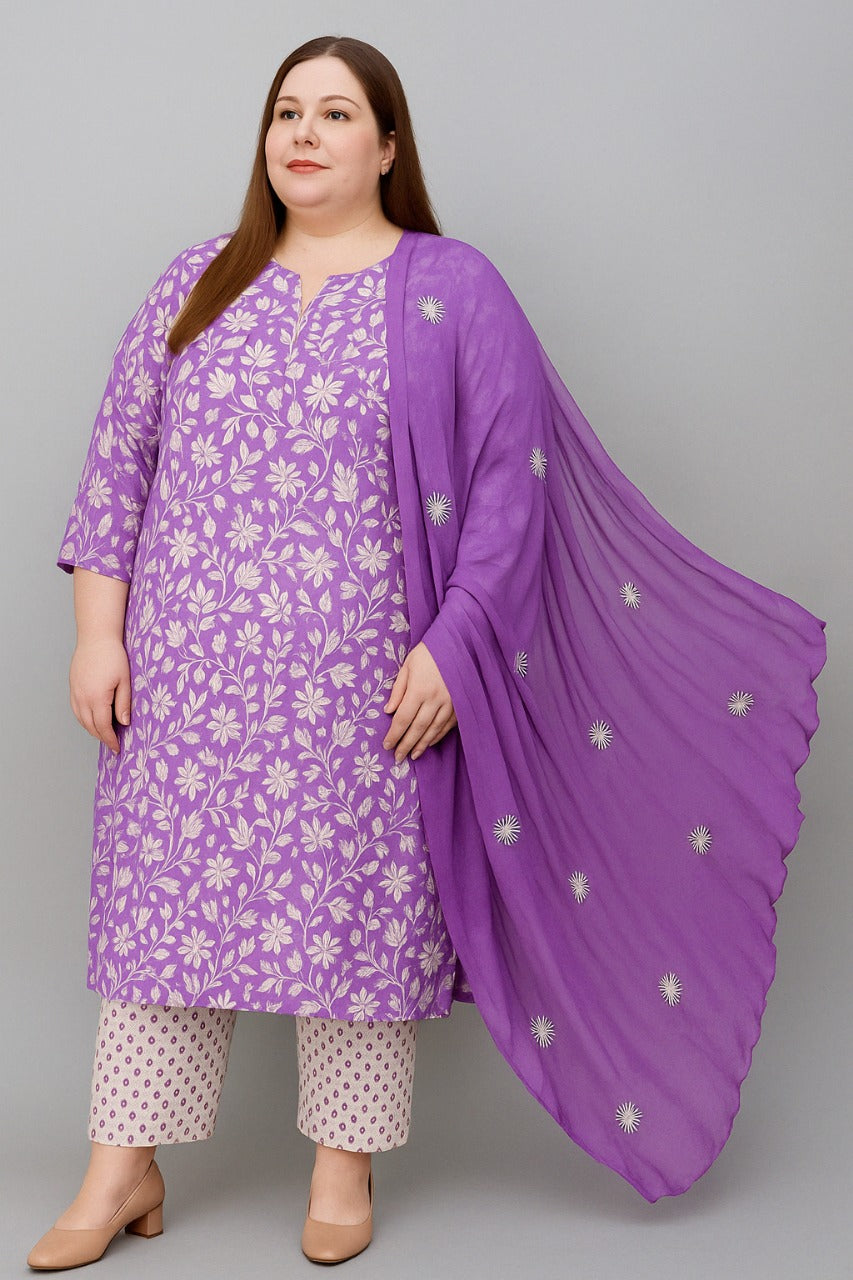 Printed Kurti Set