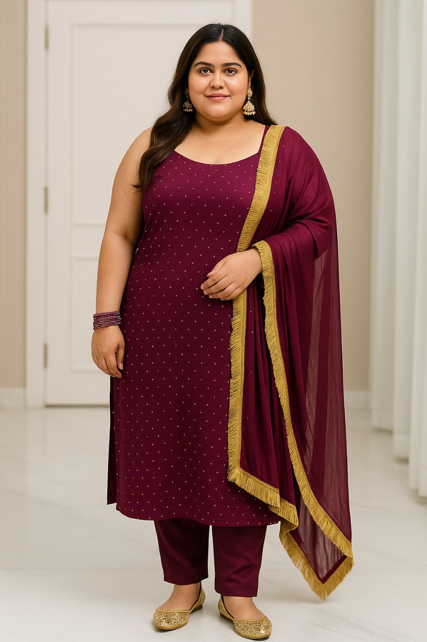 Fox Georgette Suit