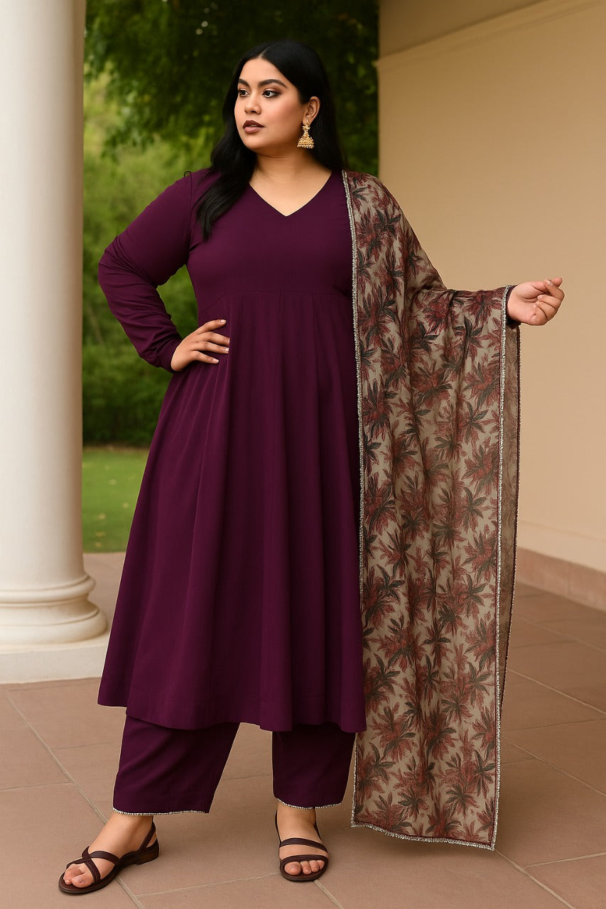 Fox Georgette Digital Print Suit