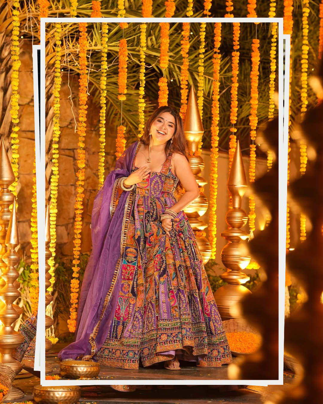 Ruhvanya Festive & Reception Wear Heavy Silk Maxi Set