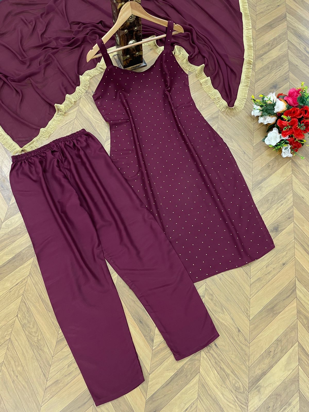 Fox Georgette Suit