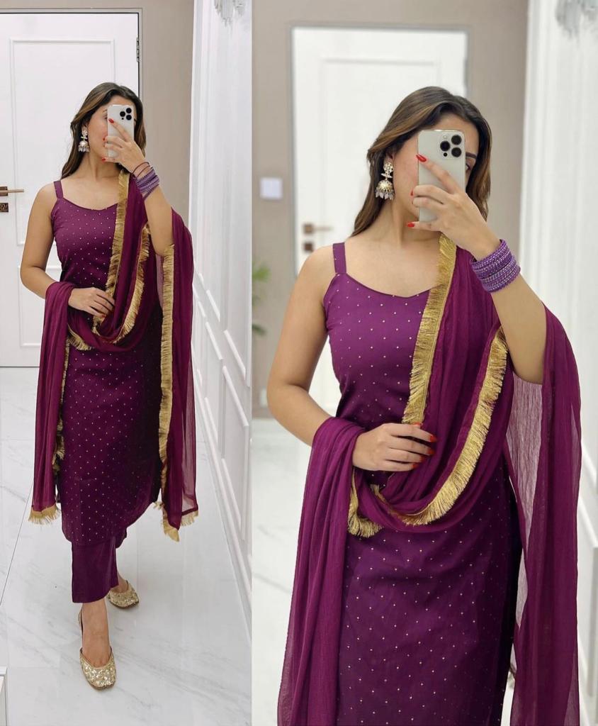 Fox Georgette Suit