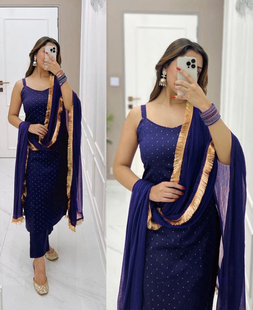 Fox Georgette Suit