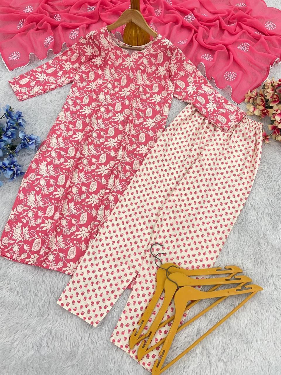 Printed Kurti Set