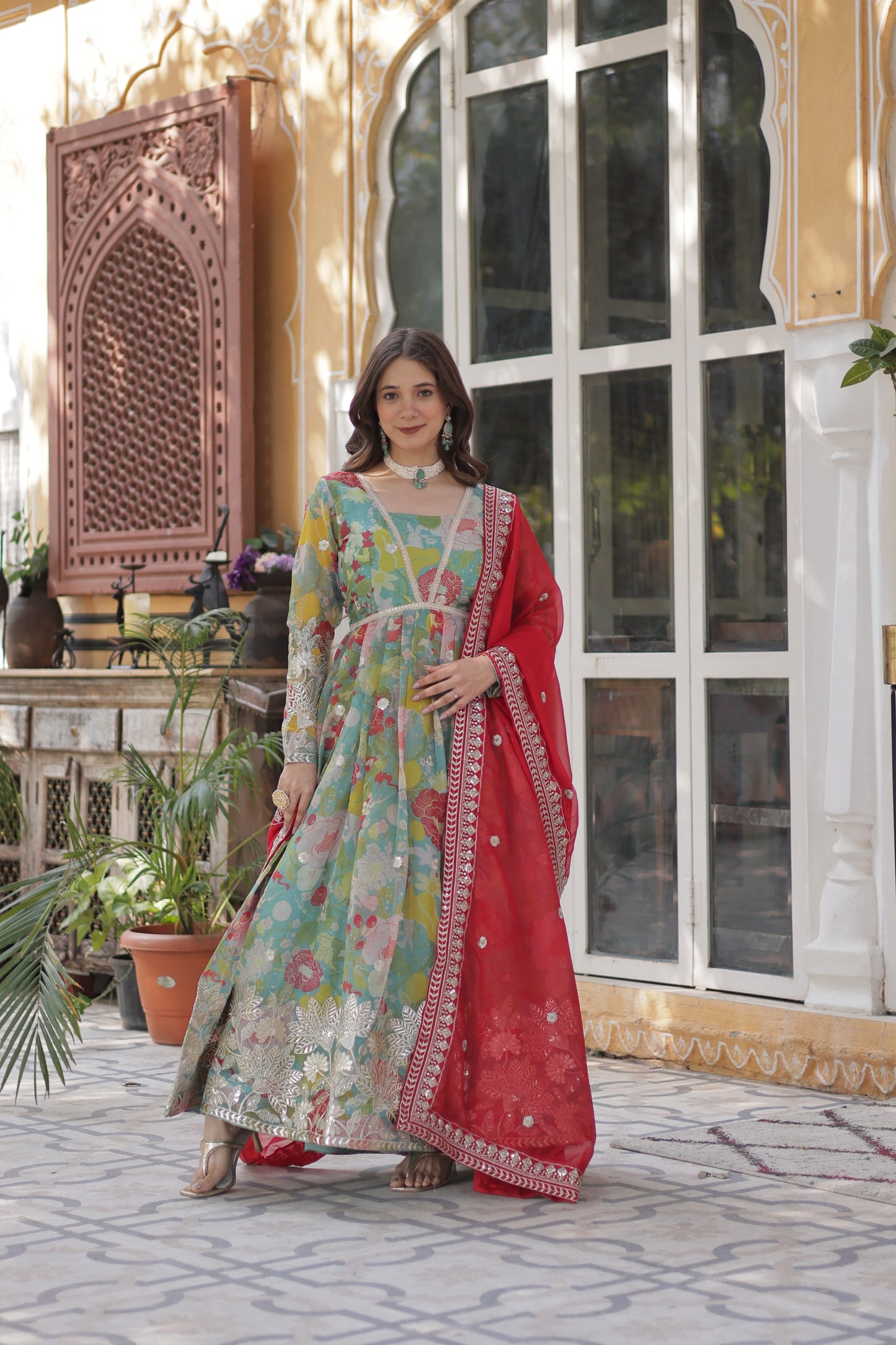 Alia Cut Russian Silk Gown