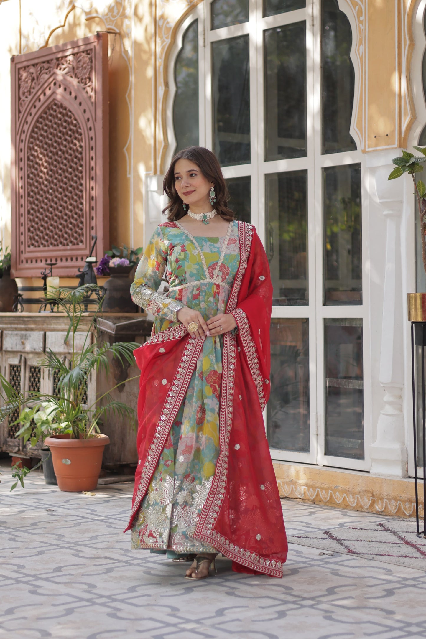 Alia Cut Russian Silk Gown