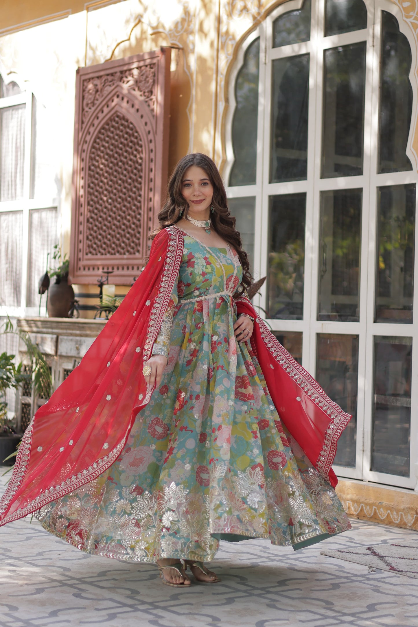 Alia Cut Russian Silk Gown