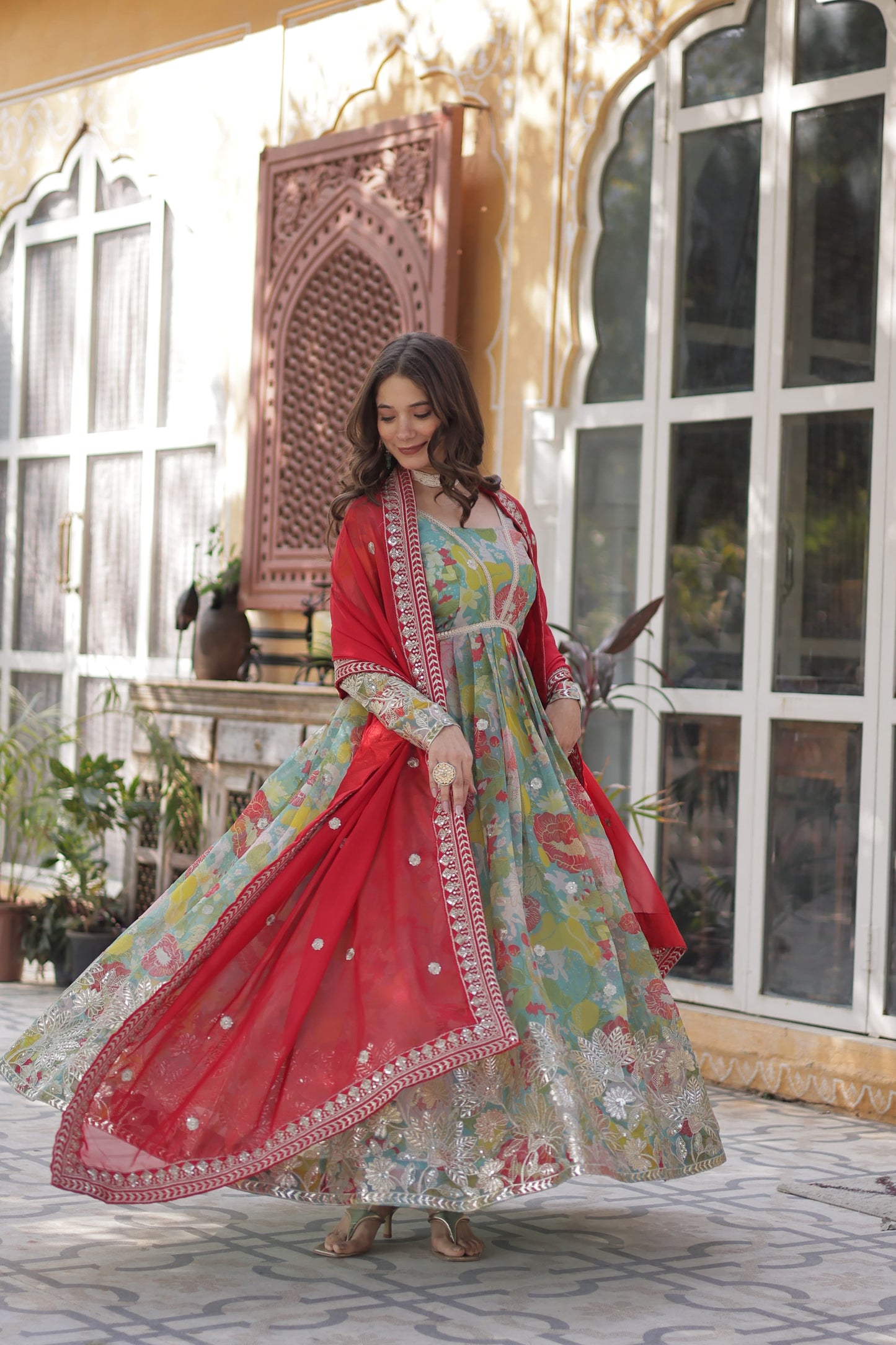 Alia Cut Russian Silk Gown