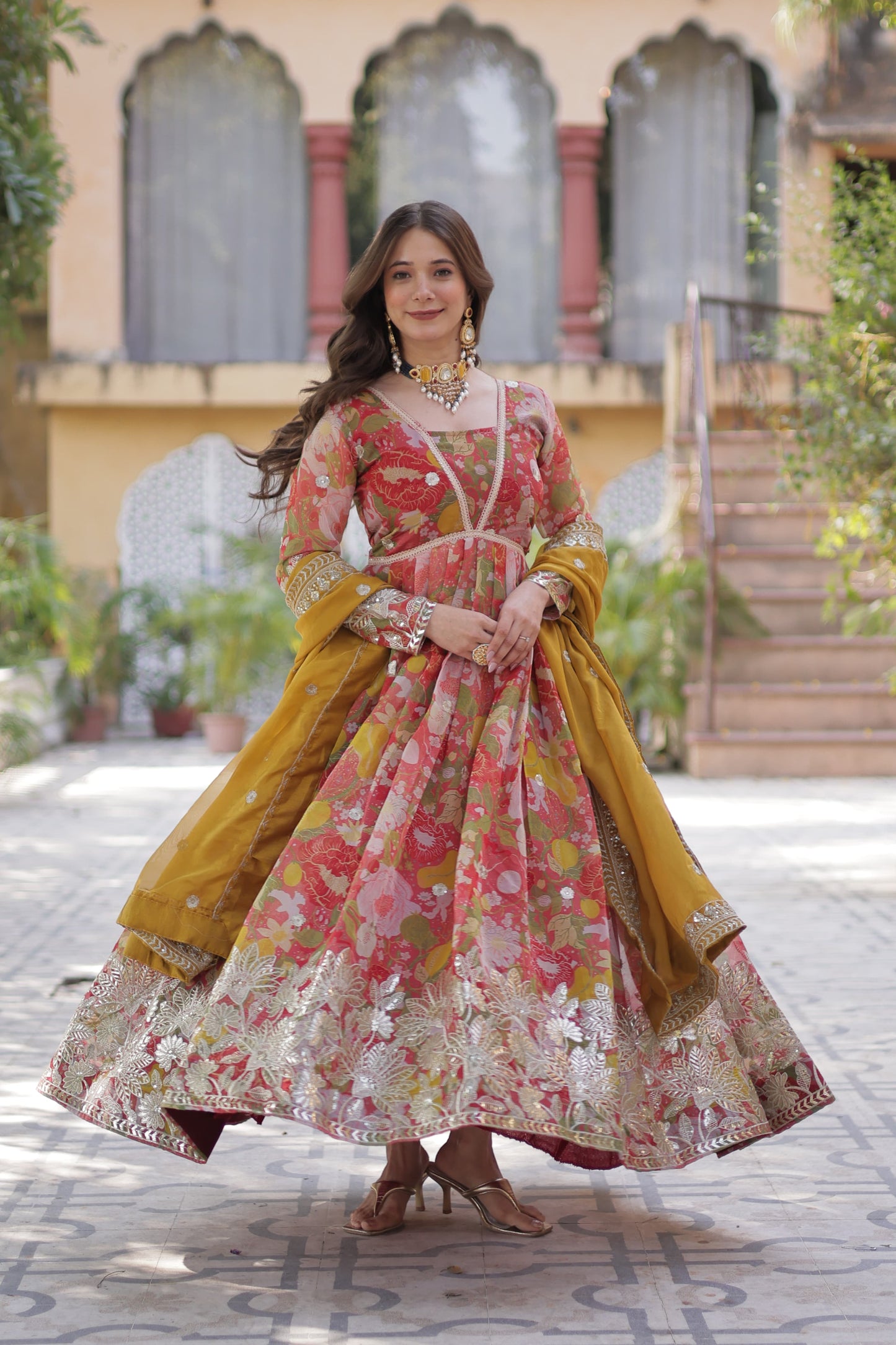 Alia Cut Russian Silk Gown