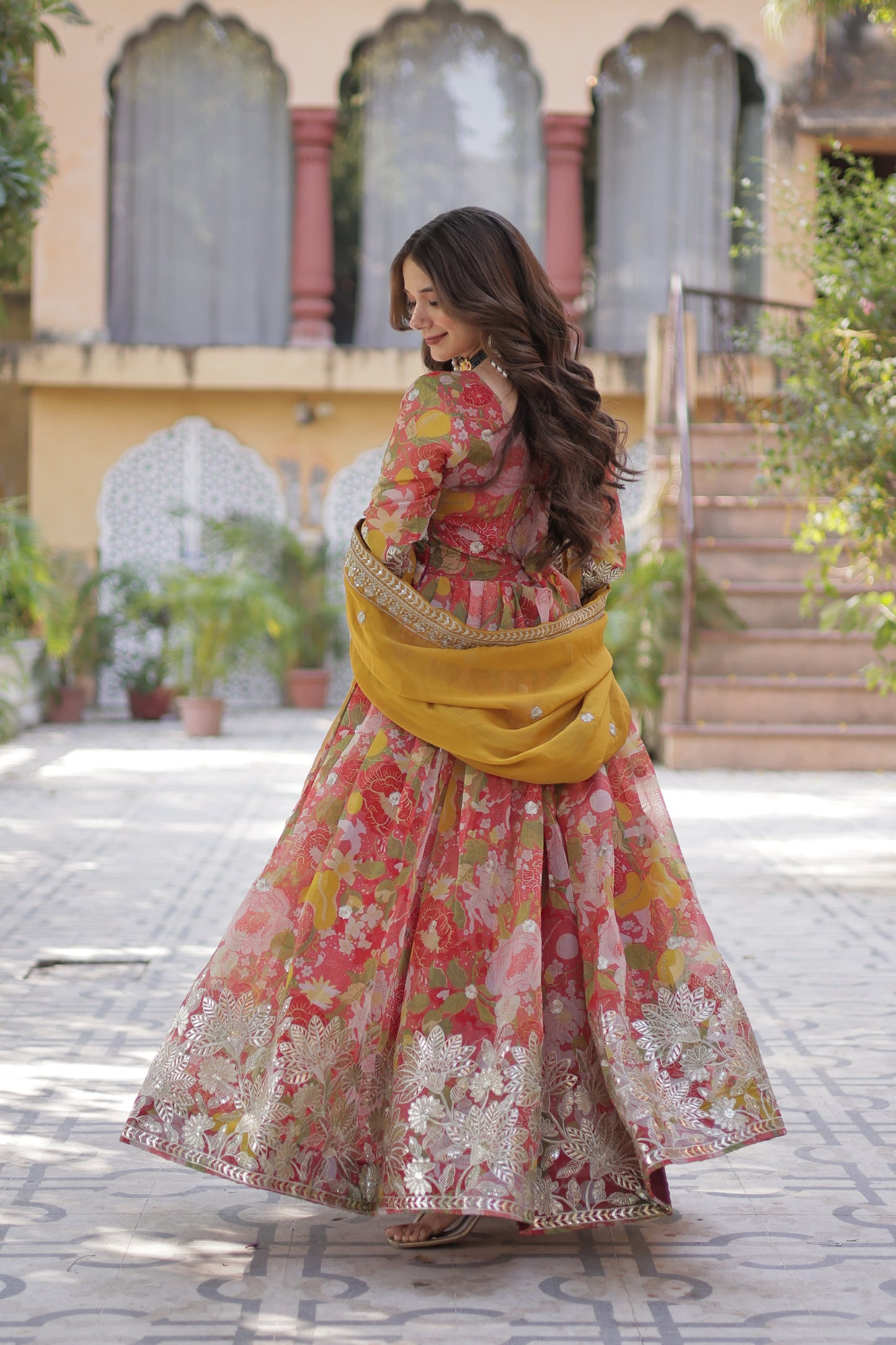 Alia Cut Russian Silk Gown