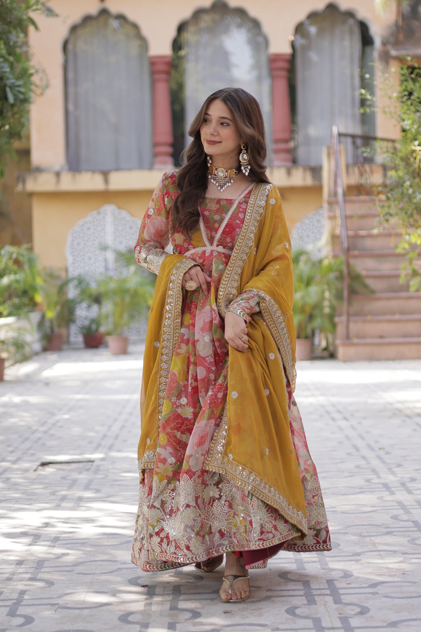Alia Cut Russian Silk Gown