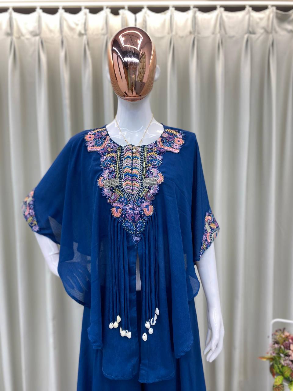 NEW TRENDY THREE PIECE INDO WESTERN SET