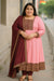 Vichitra Silk Gown Set