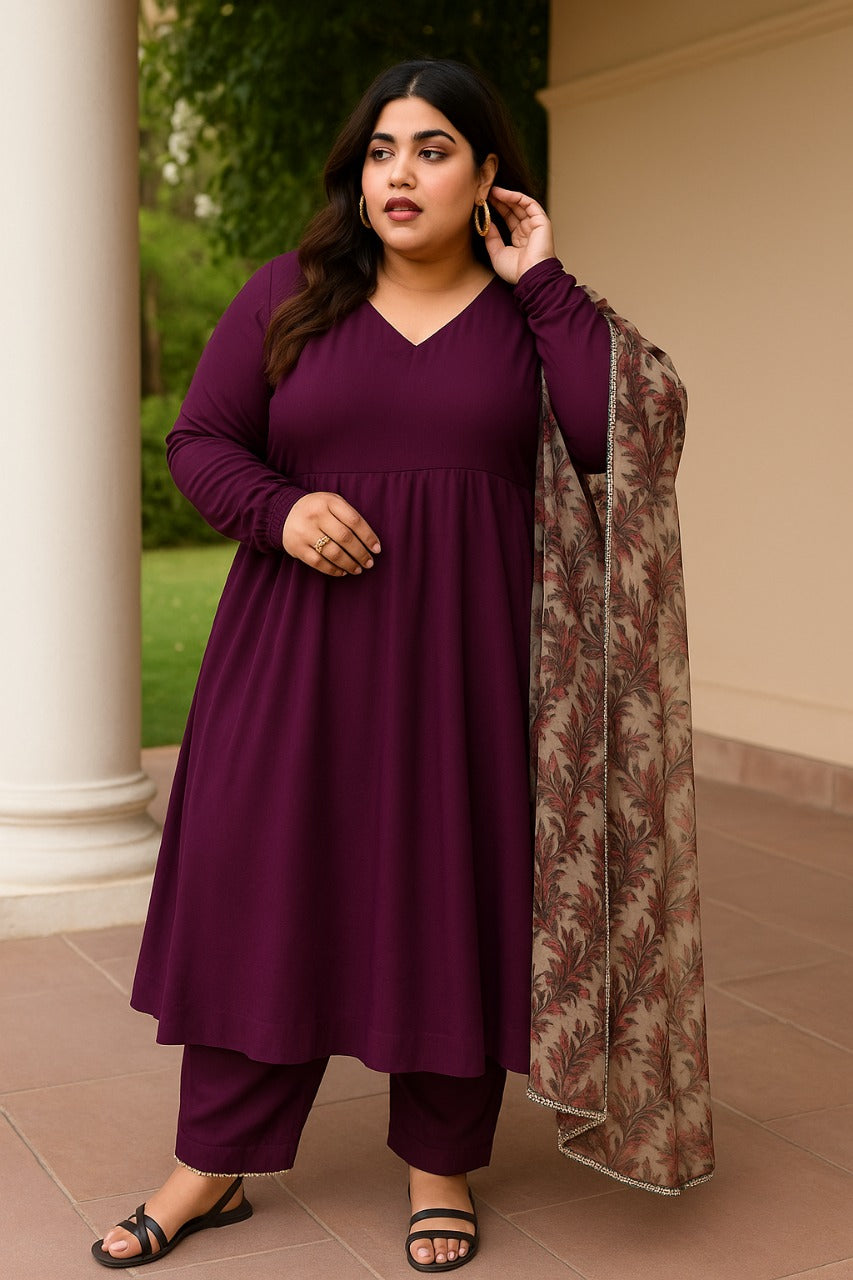 Fox Georgette Digital Print Suit