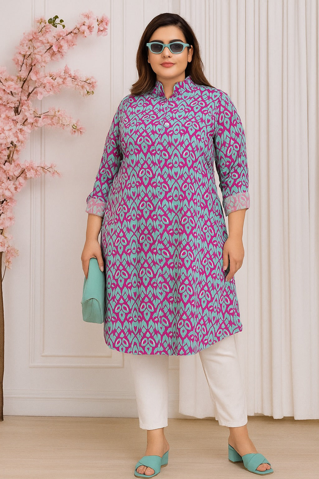Everyday Reyon Kurta Set (Smart Fit)