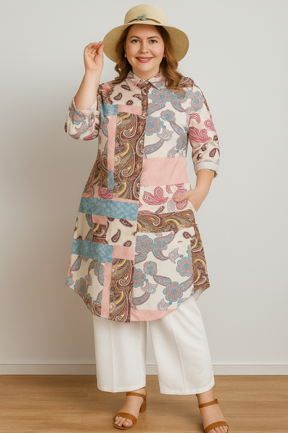 Picnic Glow  Kurti + Plazzo