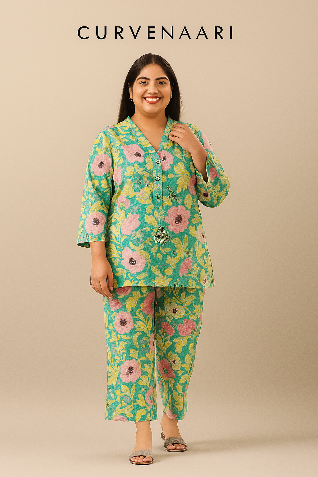 Premium Rayon Printed Co-Ord Set