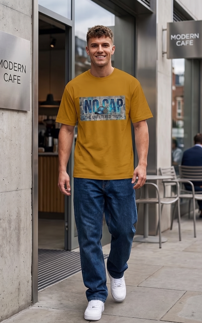 🧢 The "No Cap" Regular Fit Tee