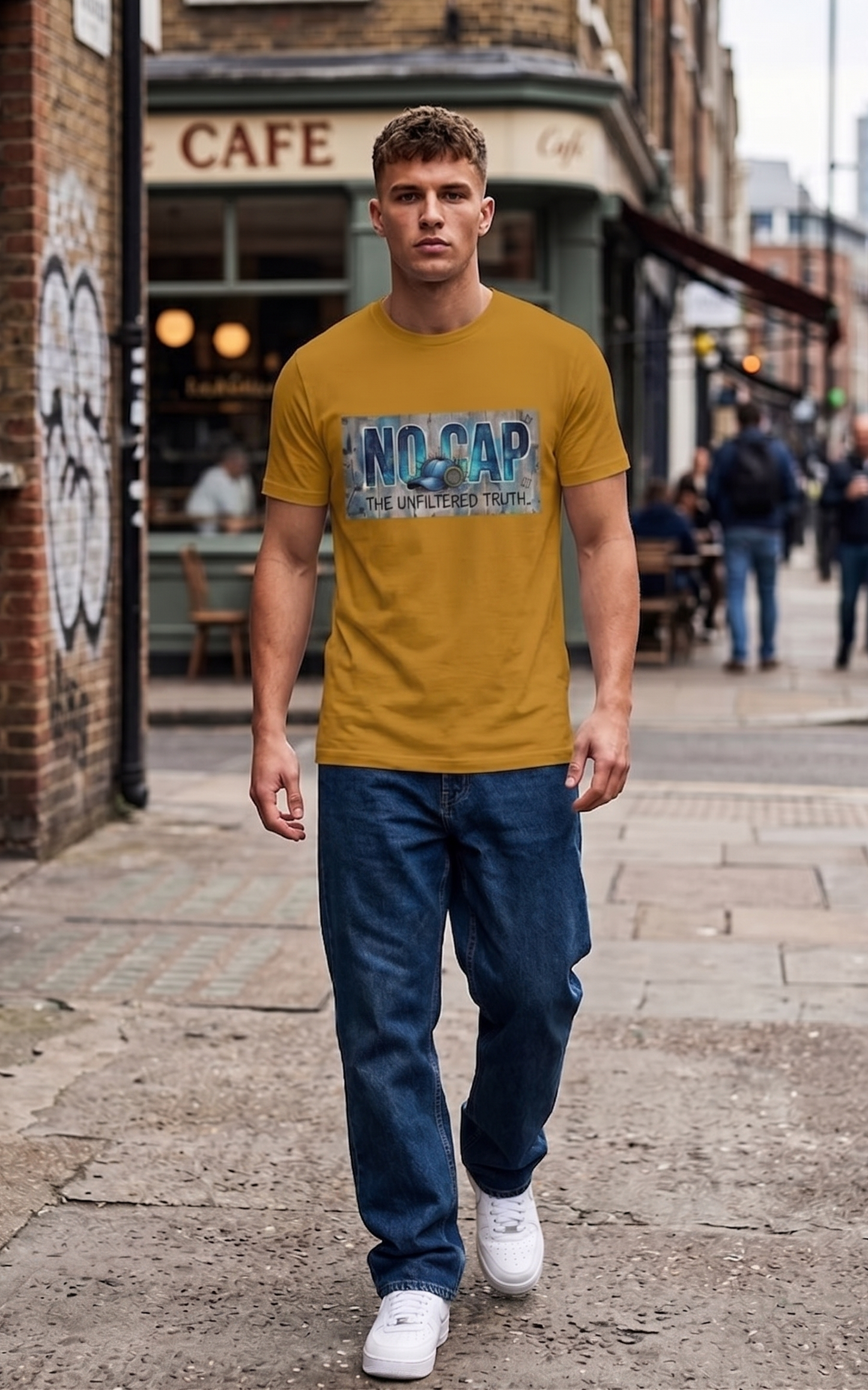 🧢 The "No Cap" Regular Fit Tee