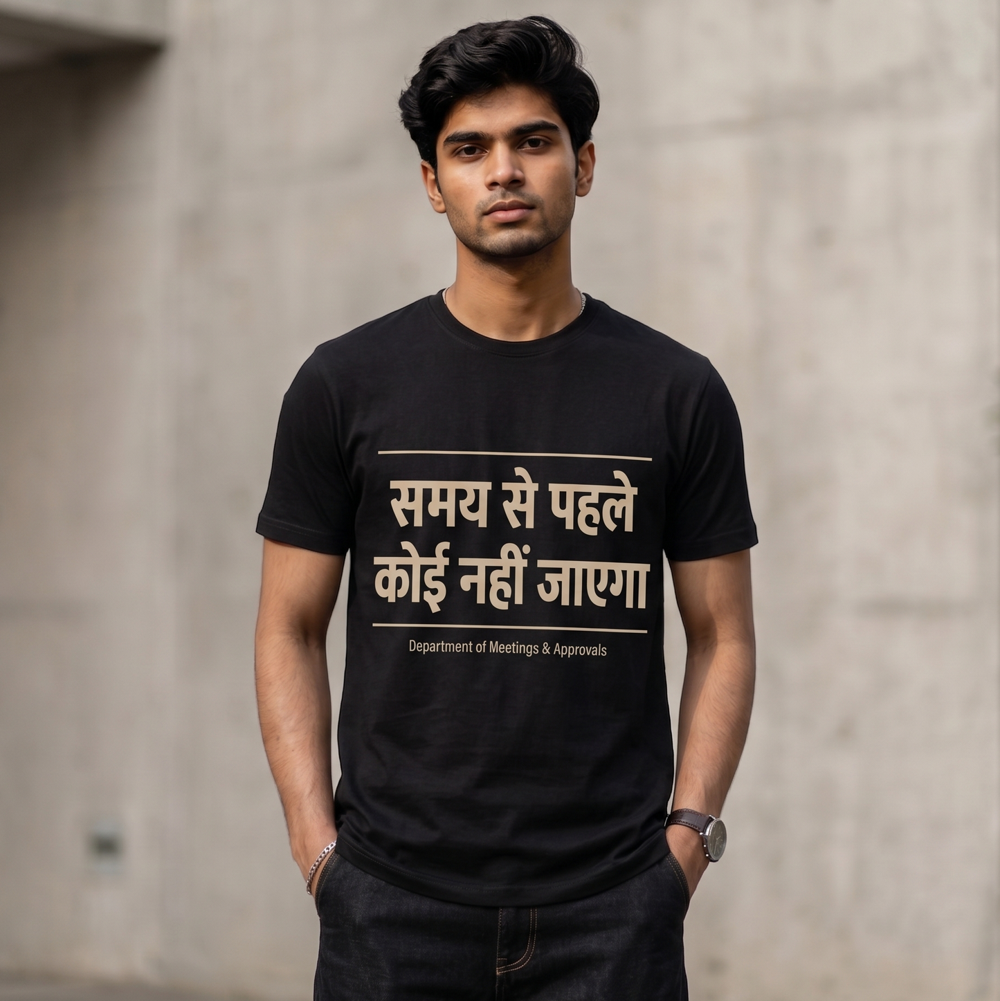 The 5:59 PM 'Samay Se Pehle' Office Relatable Tee