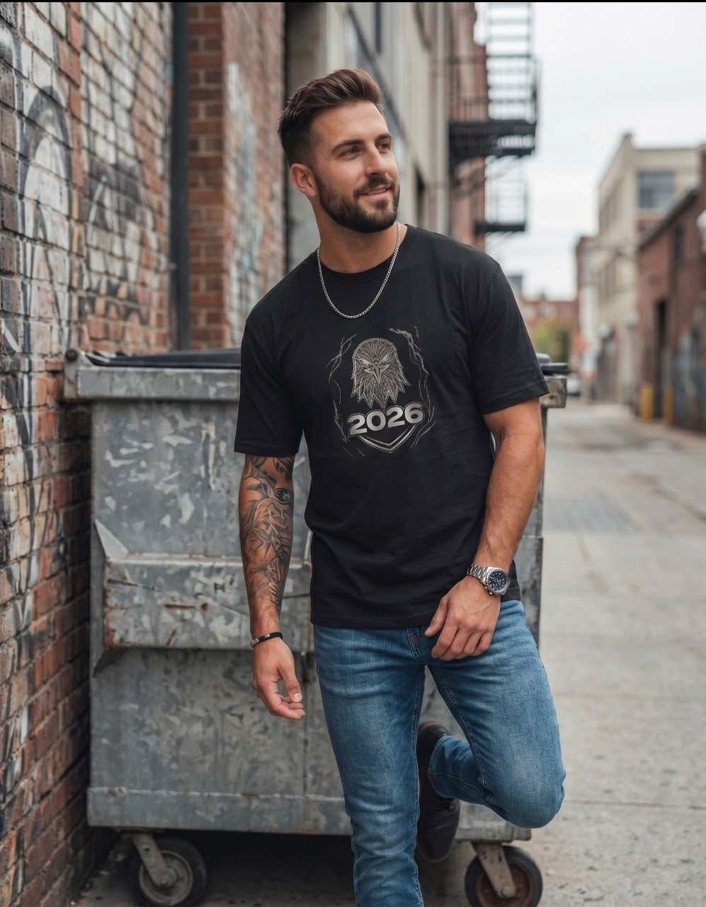 🦅 The Eagle 2026 Edition Oversized Tee