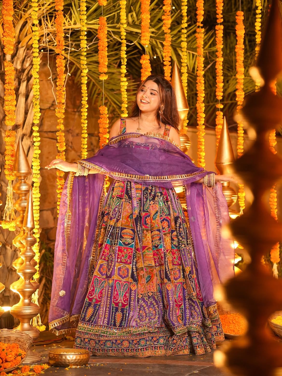 Ruhvanya Festive & Reception Wear Heavy Silk Maxi Set