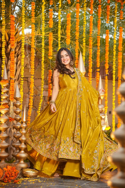 Meher Glow Sequins Anarkali Suit