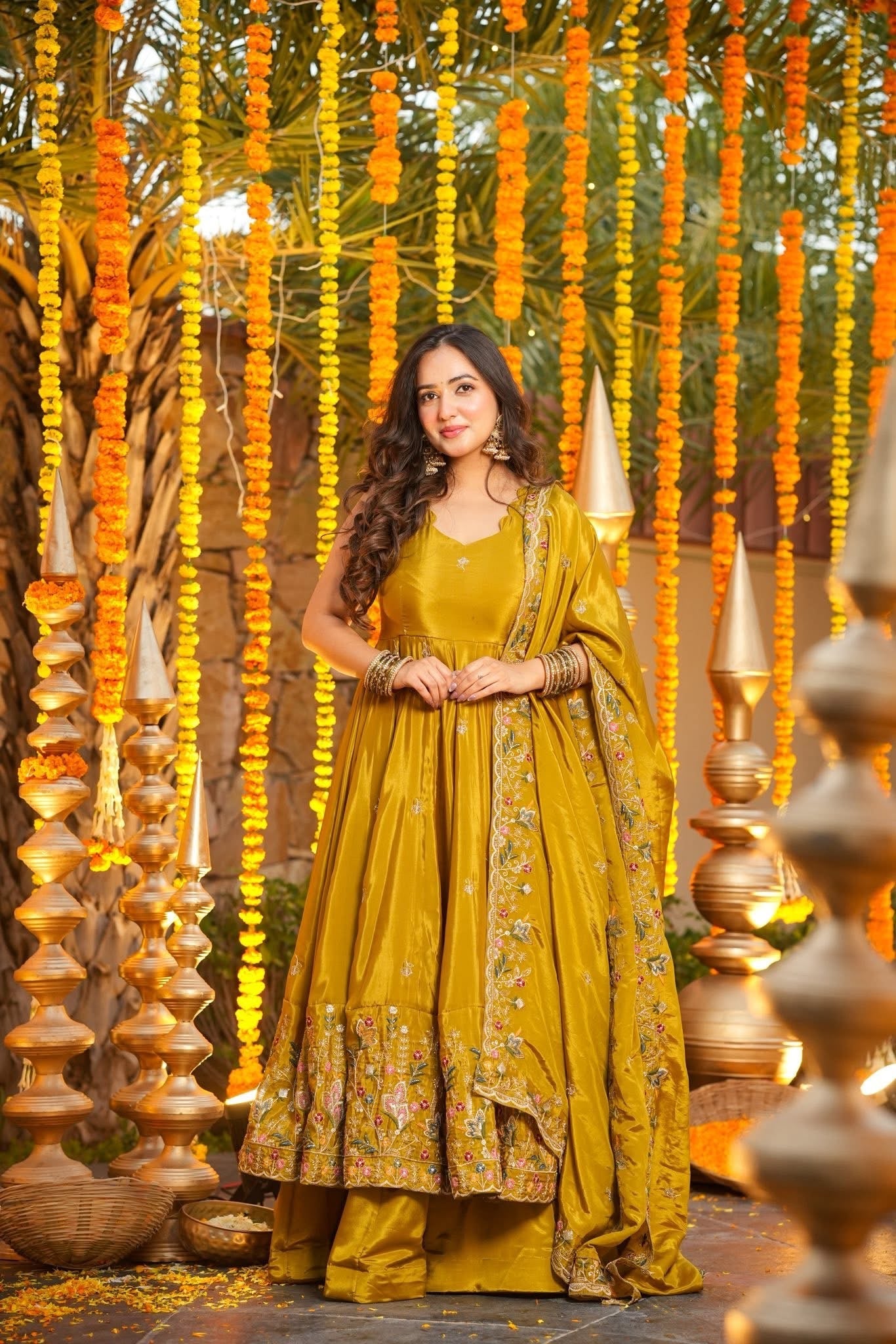 Meher Glow Sequins Anarkali Suit