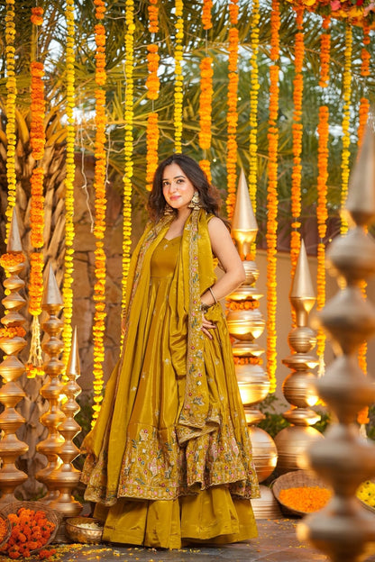 Meher Glow Sequins Anarkali Suit