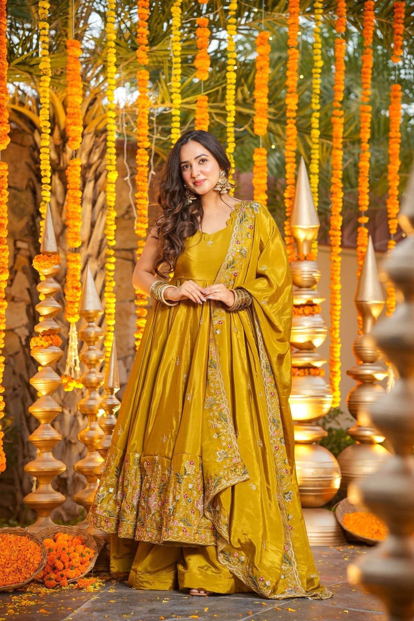 Meher Glow Sequins Anarkali Suit