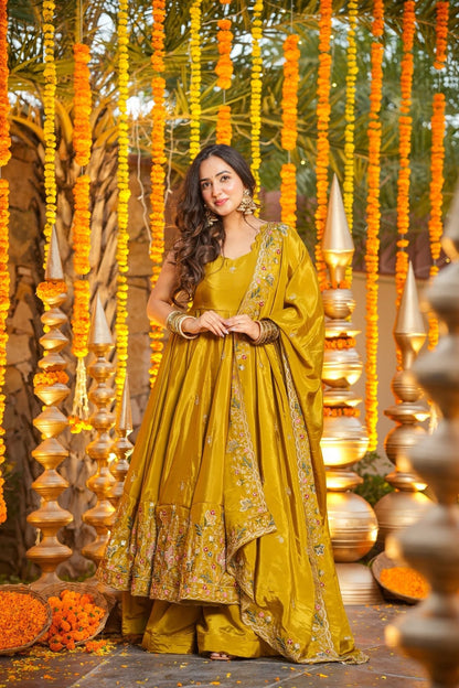 Meher Glow Sequins Anarkali Suit