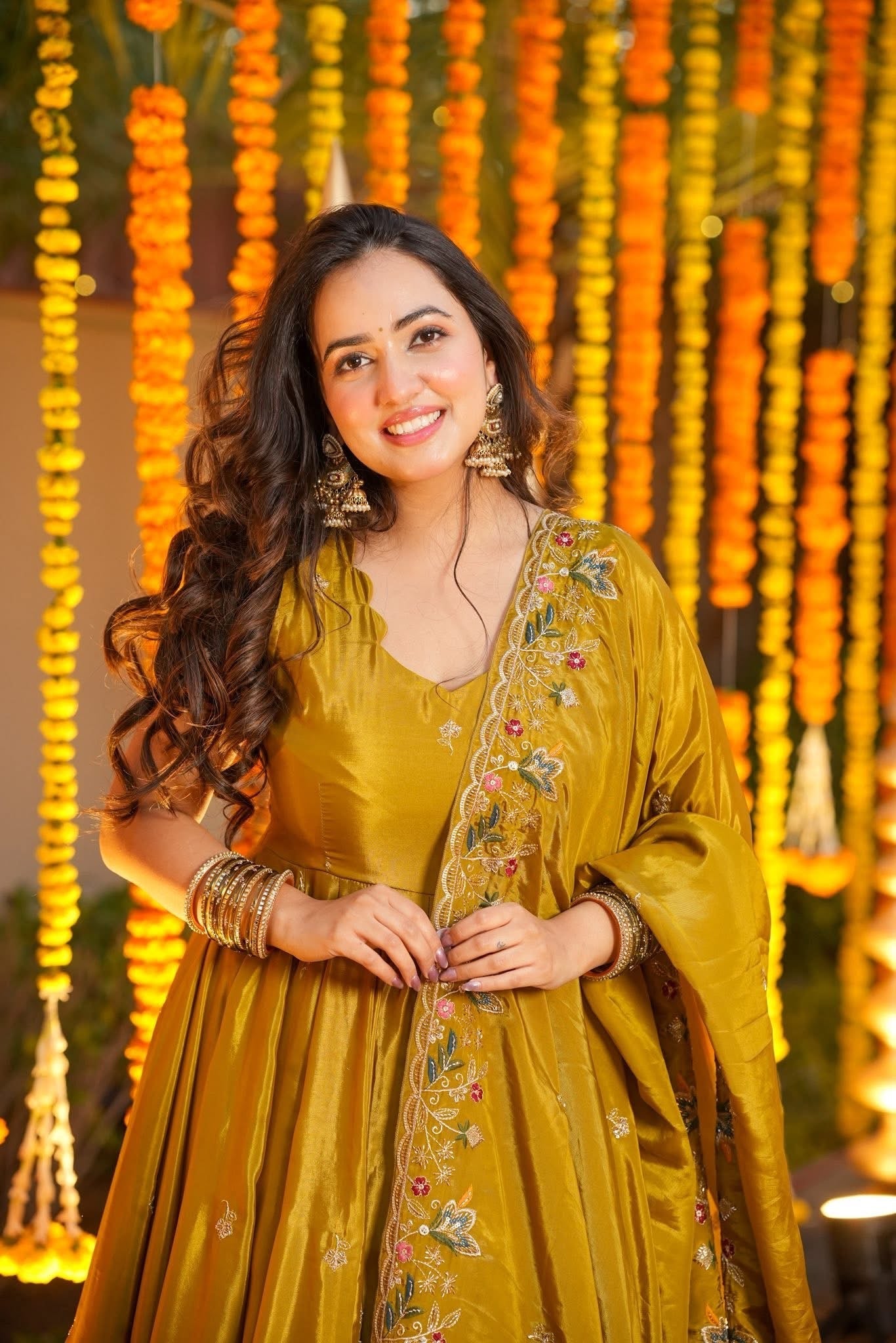 Meher Glow Sequins Anarkali Suit