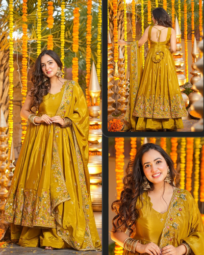 Meher Glow Sequins Anarkali Suit