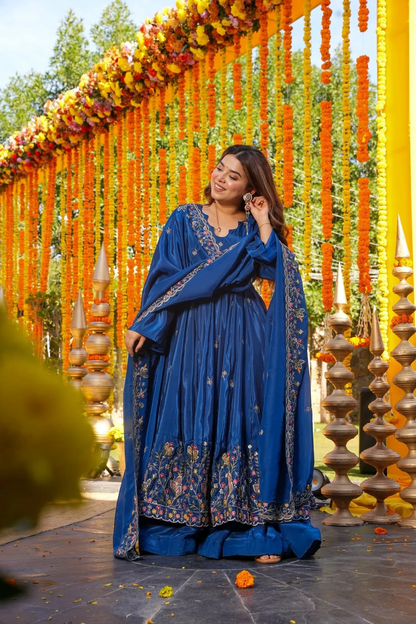 Aamani Bloom Designer Anarkali Suit