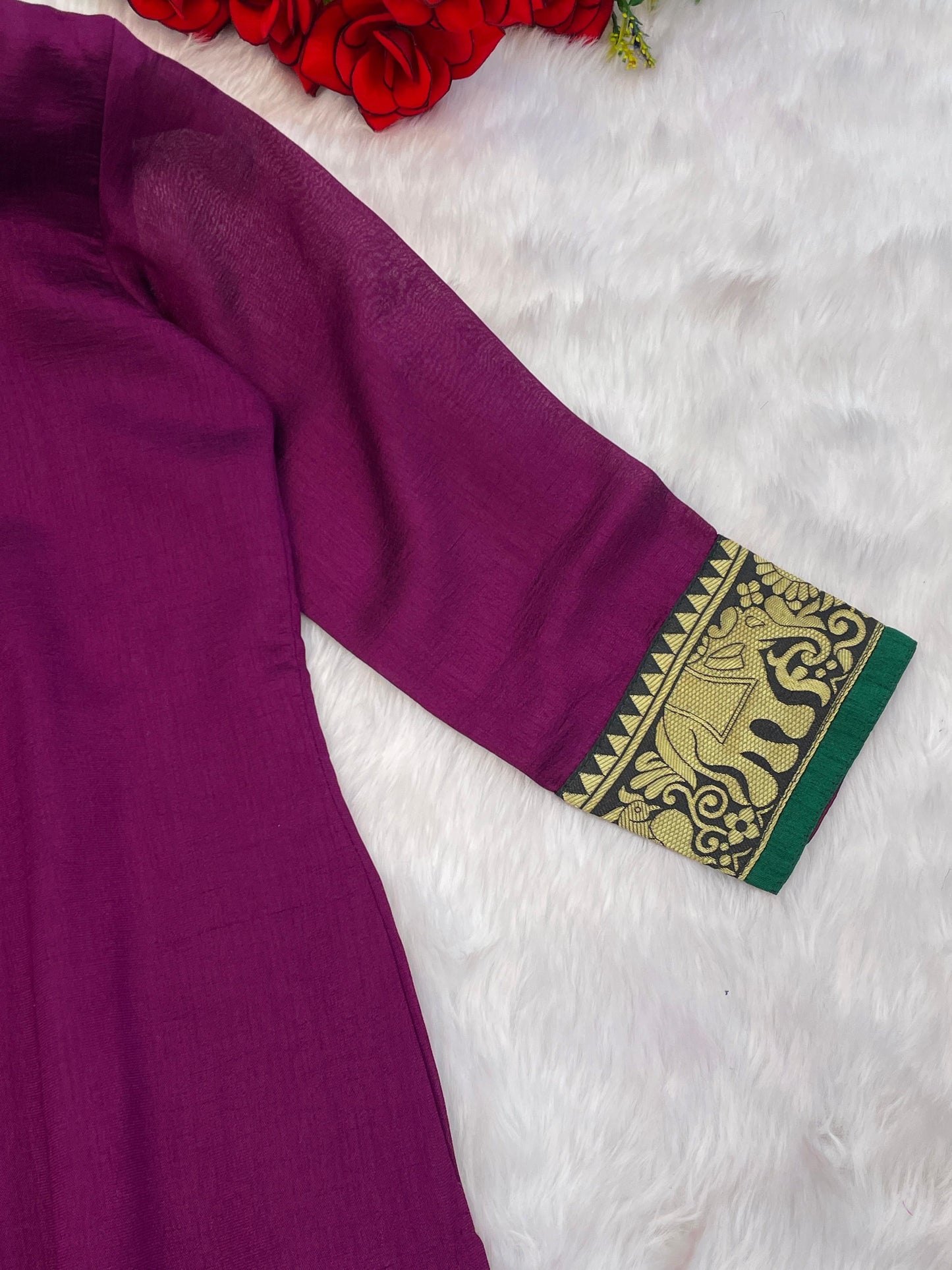 Vichitra Silk Zari Suit