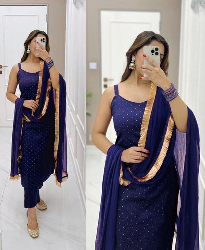 Fox Georgette Suit
