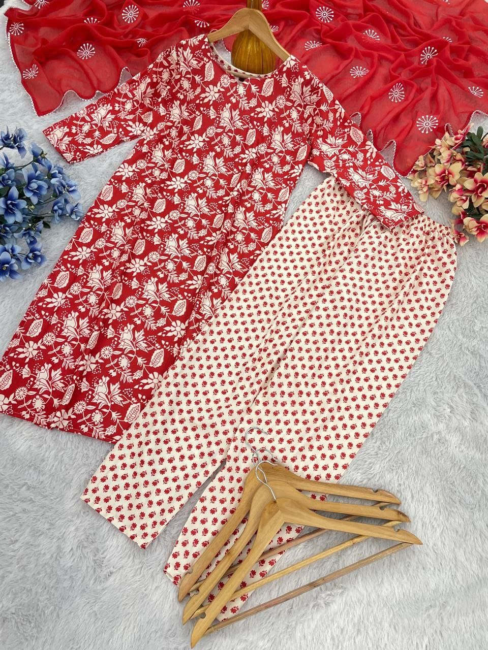 Printed Kurti Set
