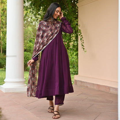 Fox Georgette Digital Print Suit