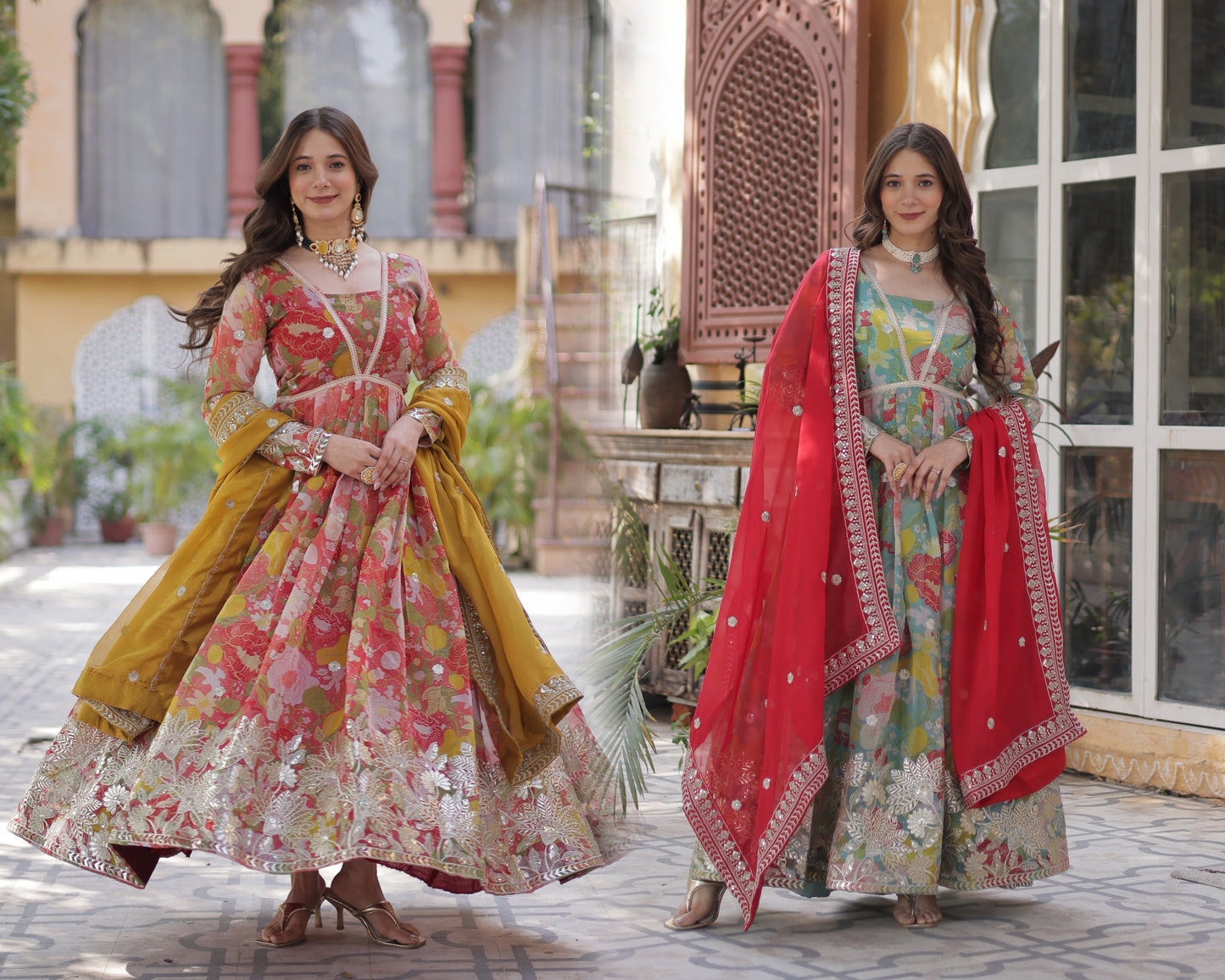 Alia Cut Russian Silk Gown