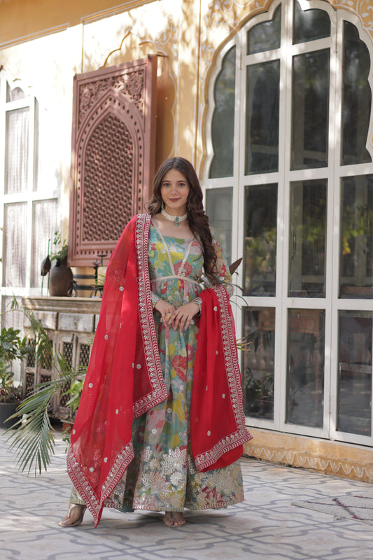 Alia Cut Russian Silk Gown