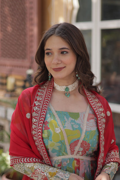 Alia Cut Russian Silk Gown