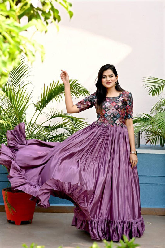 PoshPrint Chinnon Gown