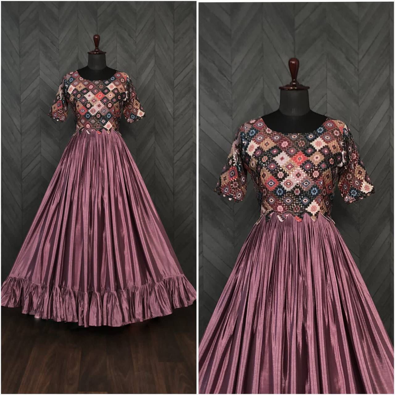PoshPrint Chinnon Gown