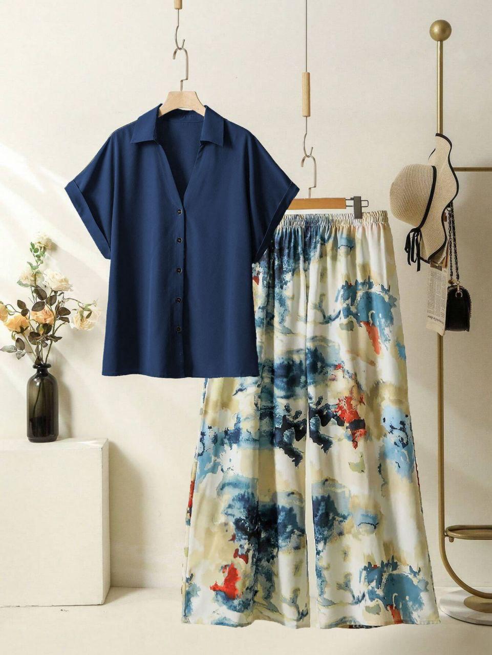 Stylish Reyon Top with Fancy Lycra Plazzo Set