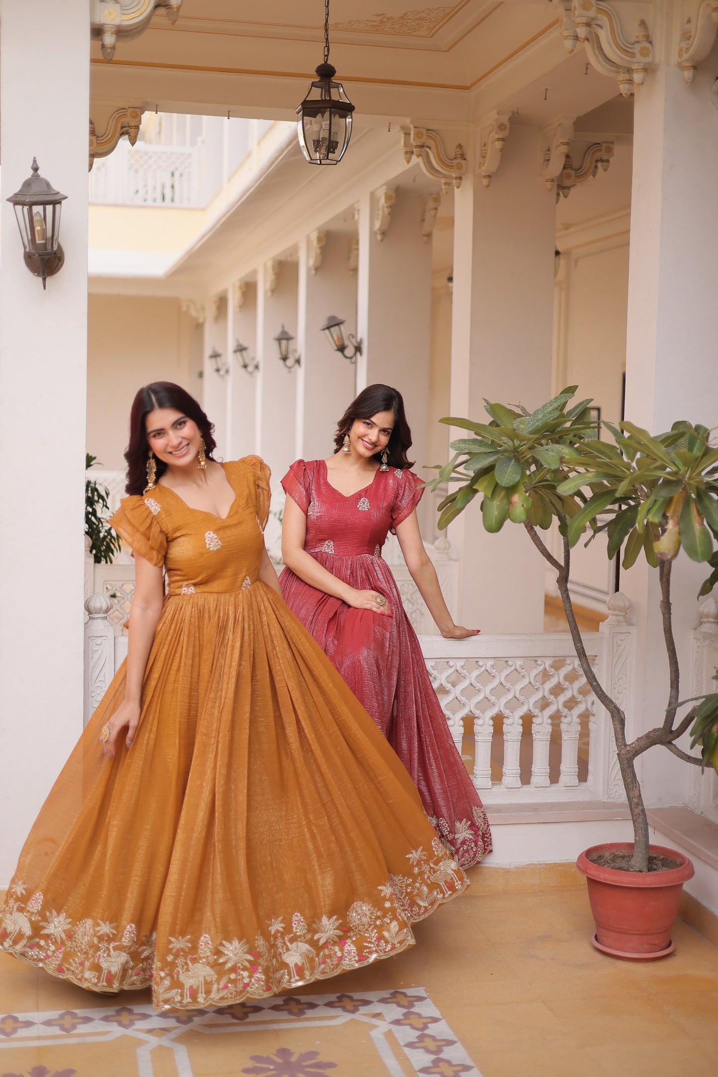 Royal Diva Embroidered Gown