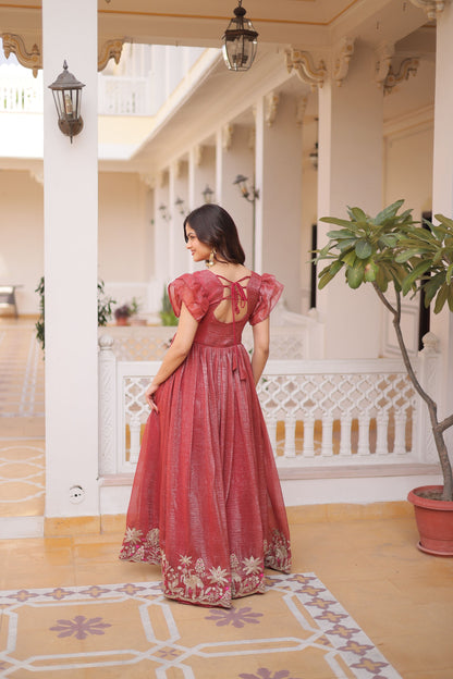 Royal Diva Embroidered Gown