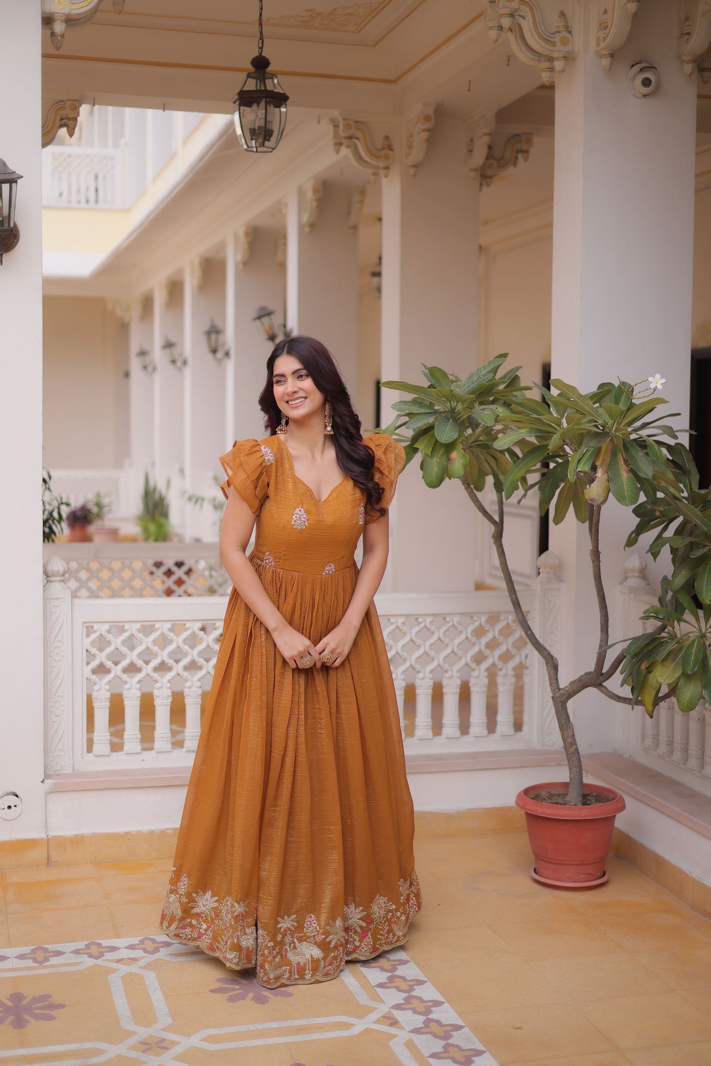 Royal Diva Embroidered Gown