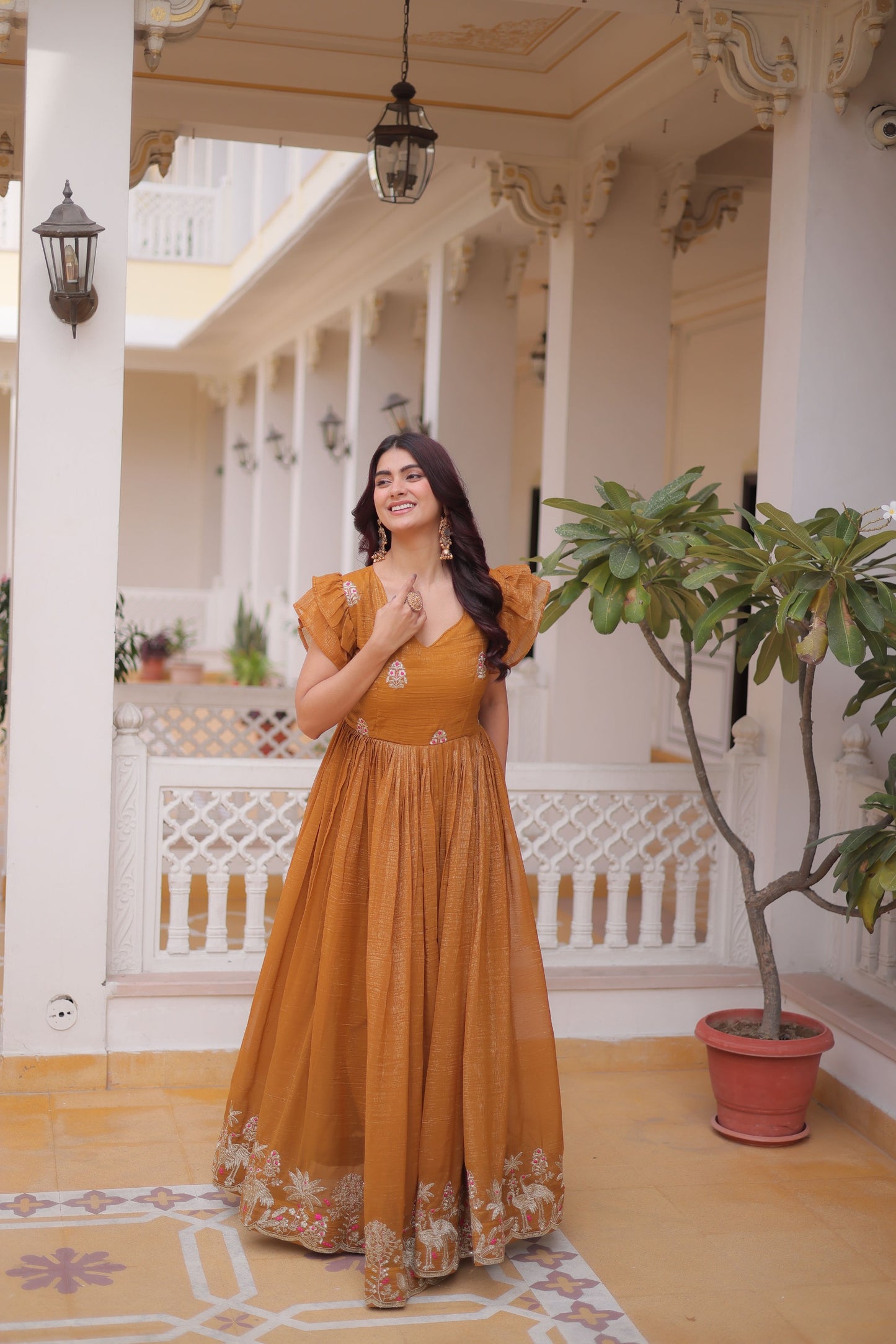 Royal Diva Embroidered Gown
