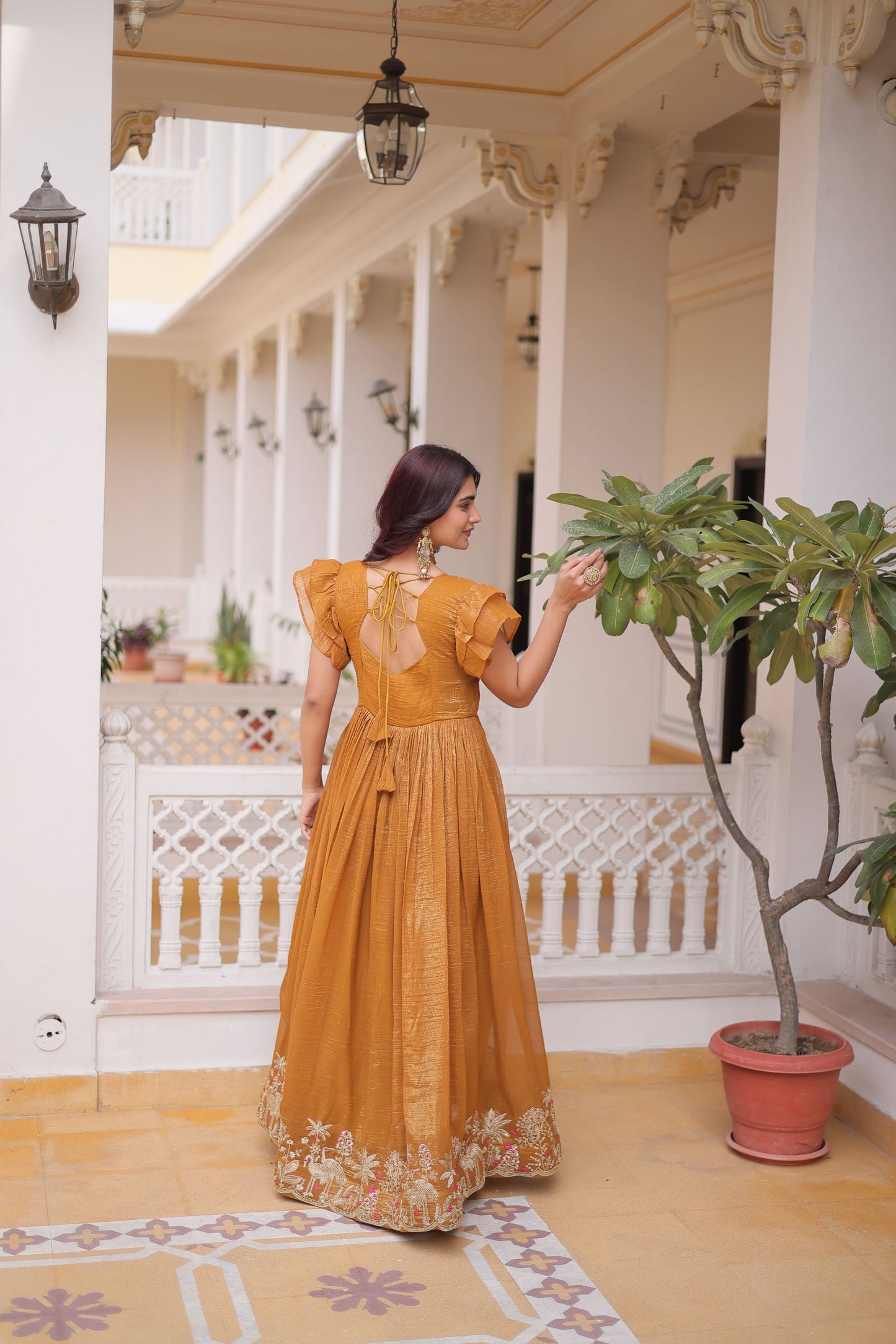 Royal Diva Embroidered Gown