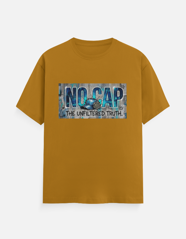 🧢 The "No Cap" Regular Fit Tee